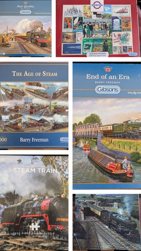 1000 piece steam train jigsaw - 1000,