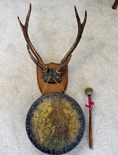 Vintage burmest brass hunting - brass,