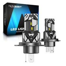 NOVSIGHT H4 9003 LED Bulbs Super White 20000LM Headlights High Low Beam Combo 2