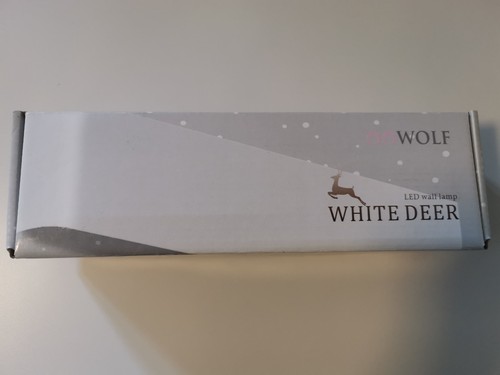 Wolf white deer led wall - wolf, lamp