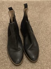 Joules Women's Westbourne Leather Chelsea Boots Navy Uk 7 , Worn A Few Times.