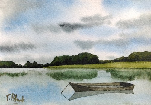 Original watercolour on - on, the