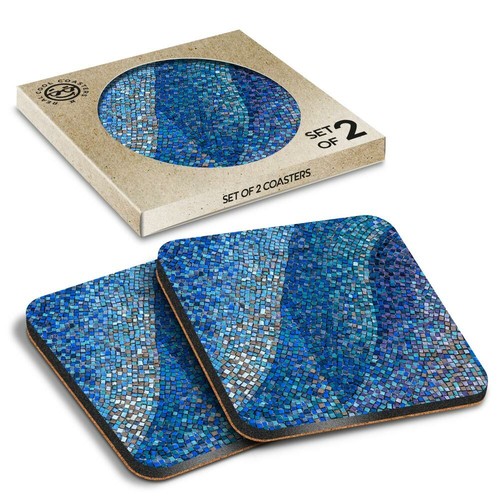 Boxed square coasters - 2,