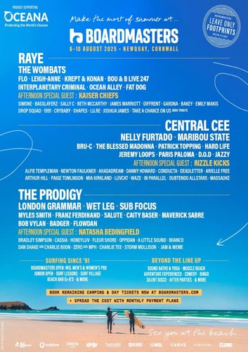 Boardmasters music festival - music,