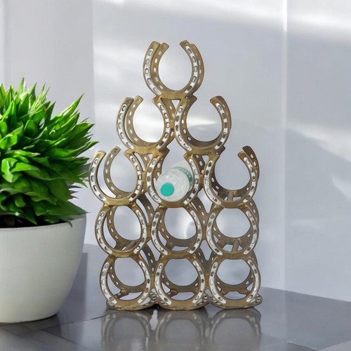 65cm antique brass - 65cm, horseshoe