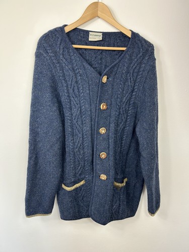 Vintage stapf blue wool tyrol - stapf,