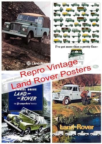Repro vintage land rover - land,