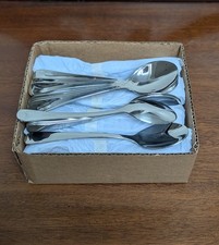 NEW - 100 x Tea Spoon Cutlery Teaspoons Tea Spoons Stainless Steel Colour Silver