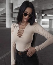 Lexa Bodysuit beige Xs Ola