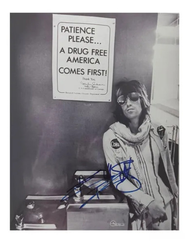 Keith richards signed - keith,
