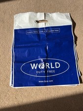 BAA “World duty free” Vintage Carrier Bag