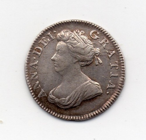 1704 maundy fourpence - , anne