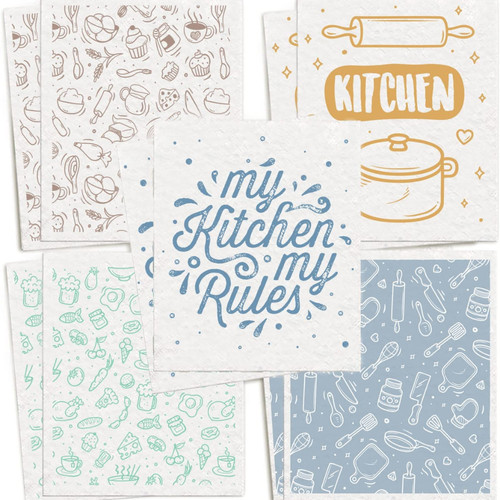 Pack swedish dishcloths eco - dishcloths,