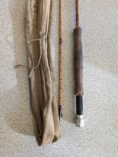 Vintage 1953 Hardy Fishing Rod, Palakona, The Perfection split bamboo. inc bag