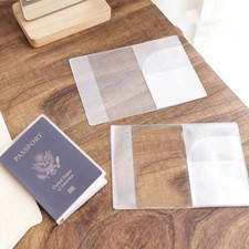 Clear transparent passport - clear,