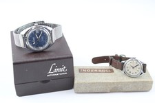 Mens Assorted Vintage Mechanical Watches Limit Ingersoll Working x 2