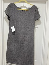 Ladies Brown/black Tweed Look