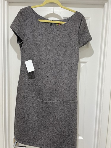 Ladies brown black tweed look - ladies, brown/black