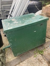 Water Tank / Planter galvanised steel Green With Stand