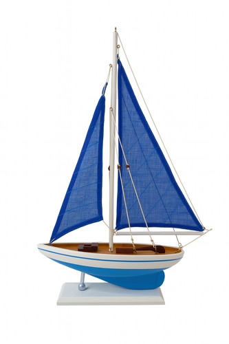 Wooden sailboat model yacht - model,
