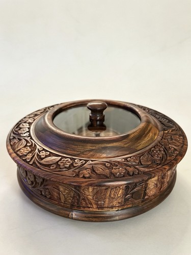 Hand carved wooden candy - hand, dry