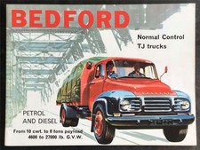 BEDFORD TJ Normal Control Trucks Sales Brochure Oct 1963 #B940/10/63