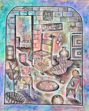 20" X 16" STUNNING  HAITIAN