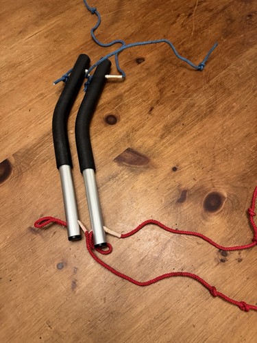 Power kite handles pair - kite,