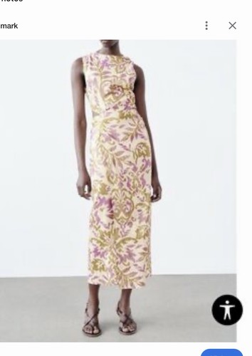 Zara metallic thread - zara, printed