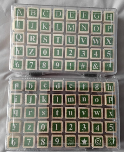 Wooden rubber alphabet - 2, x