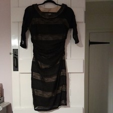 SANGRIA STRETCHY BLACK LACE