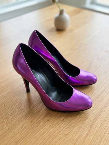 Karen millen metallic leather - karen,