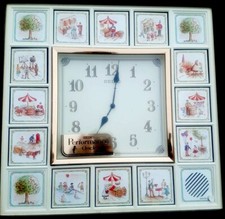 RARE Vintage Seiko Fantasia Animated Musical Wall Clock in box RE505B 1980's