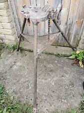 Ridgid No. 450 Tripod Stand / Work Bench - w/ chain type pipe vice (1/8" - 5")