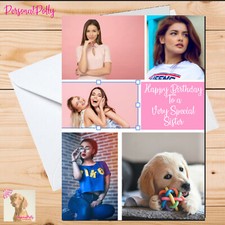 Personalised Photo Five Card