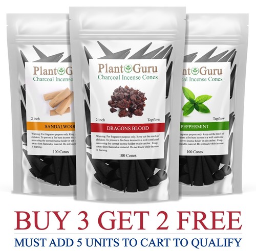 100 jumbo charcoal incense - 100,