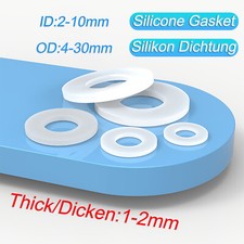 1mm 2mm THICK WHITE SILICONE