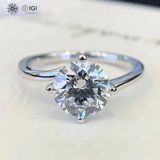 IGI 2.50Ct E VS1 Round Cut Lab