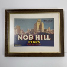 Wooden Framed Advert for