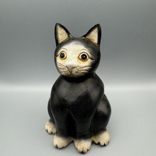 Handcrafted Wooden Cat