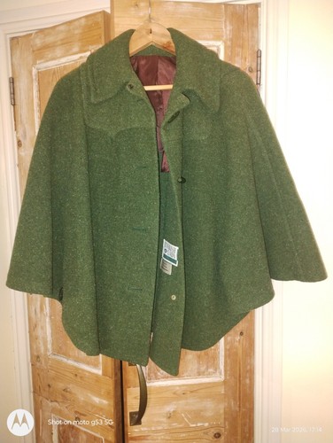 Pure wool vintage cape - pure,