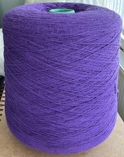 Cone Fine Cotton Yarn, purple