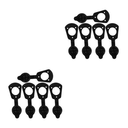 Black pvc fishing rod - black, holder