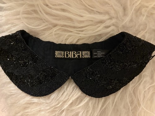 Biba london black beaded - biba,