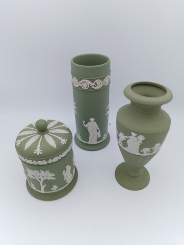 Wedgwood jasperware green 3 - green,