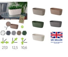 Trough Plant Pot Long Plastic