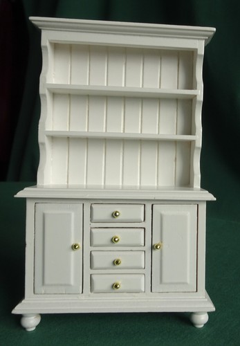 White kitchen dresser - white, dresser/cupboard