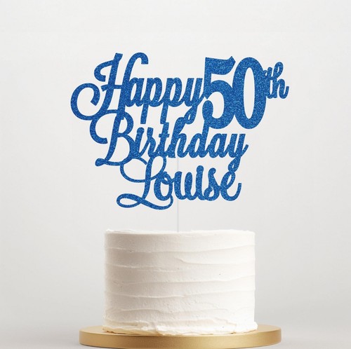 Personalised birthday cake - birthday,