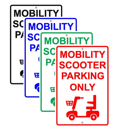 Mobility scooter parking - mobility, only