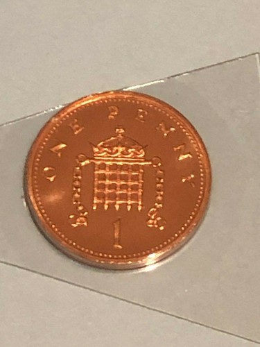 1998 penny one pence coin - 1p,